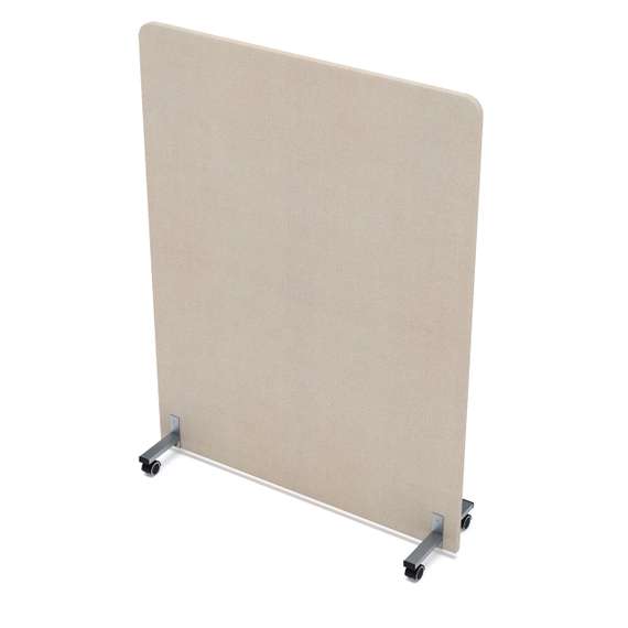 011.МП.1216 Акустическая мобильная перегородка на колесных опорах (1200*377*1600)