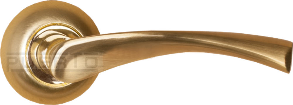 [ТОВАРА НЕТ В НАЛИЧИИ] Ручка круг Пуэрто AL 506-08, цвет латунь матовая алюминий (гарантия - 8 лет)