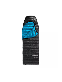 Мешок спальный Naturehike Ultralight CW400 M , 210х75 см, (правый) (ТК: +5C), черный