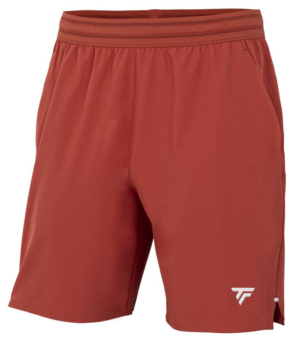 Шорты для мальчика теннисные Tecnifibre Team Stretch Junior - terracotta