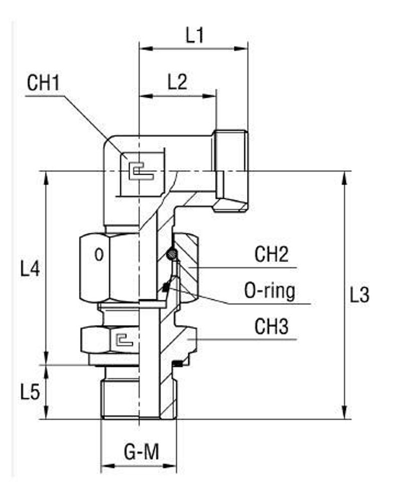 Штуцер FNE90 DL18 BSP1/2&quot; (корпус)