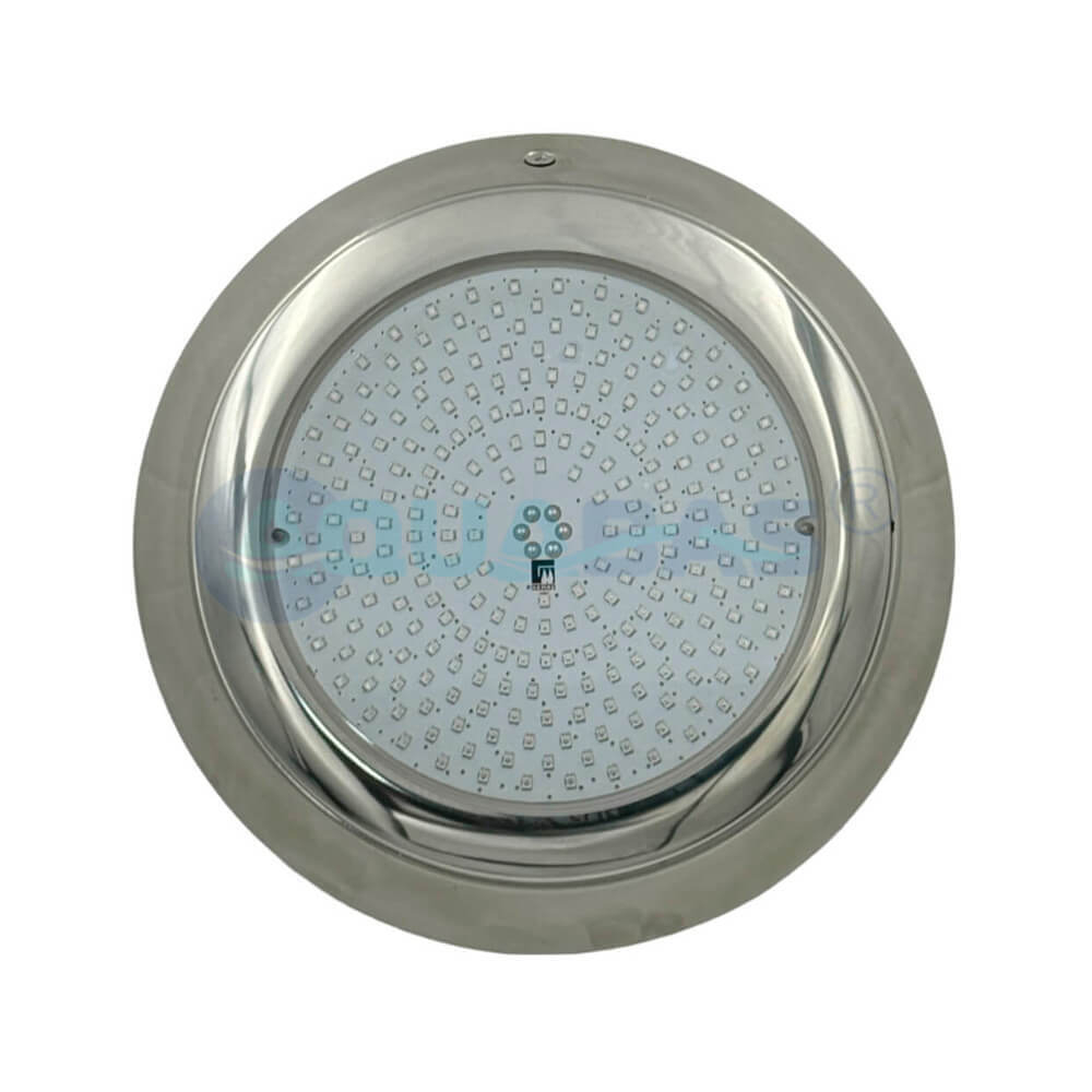 Прожектор светодиодный 50Вт Gemas SlimLED-INOX Daylight 252мм 12В оправа н/с (универсал) (052141SS)