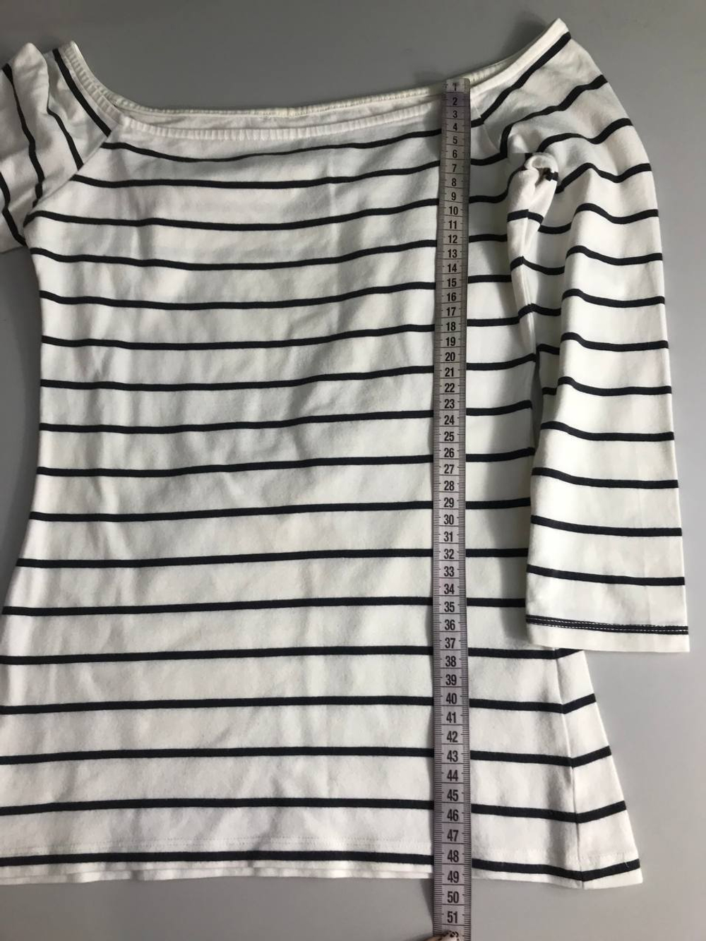 Футболка с рукавом 3/4, визуально на 40/42 размер