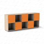 дуб сонома/оранжевый односторонний