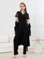 Халат Зора-4 Виотекс ЧЁРНЫЙ