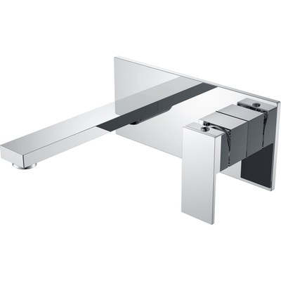Смеситель для раковины Boheme Qubic 475-CR С ВНУТРЕННЕЙ ЧАСТЬЮ, chrome