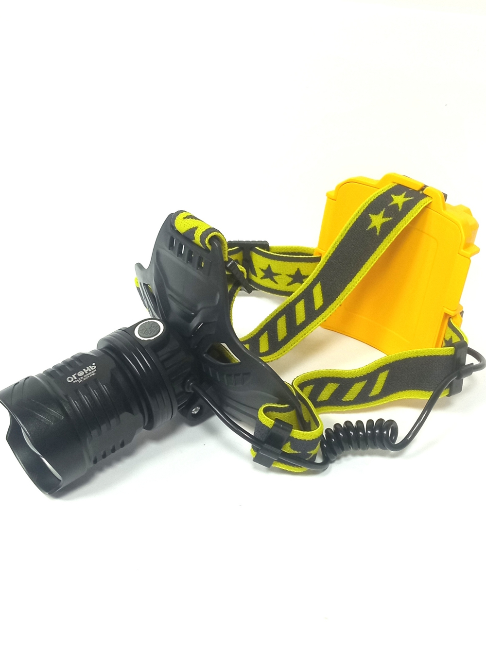 Фонарь Огонь HТ-3077-P90 налобный яркий 200W