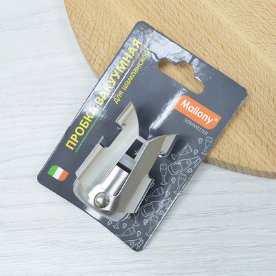 Пробка вакуумная для шампанского 3,4*5,5см "Sommelier"