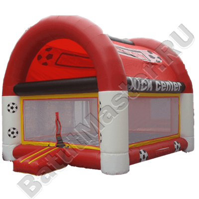 Детский надувной батут "Мячики" с крышей 5*3*3.5 м