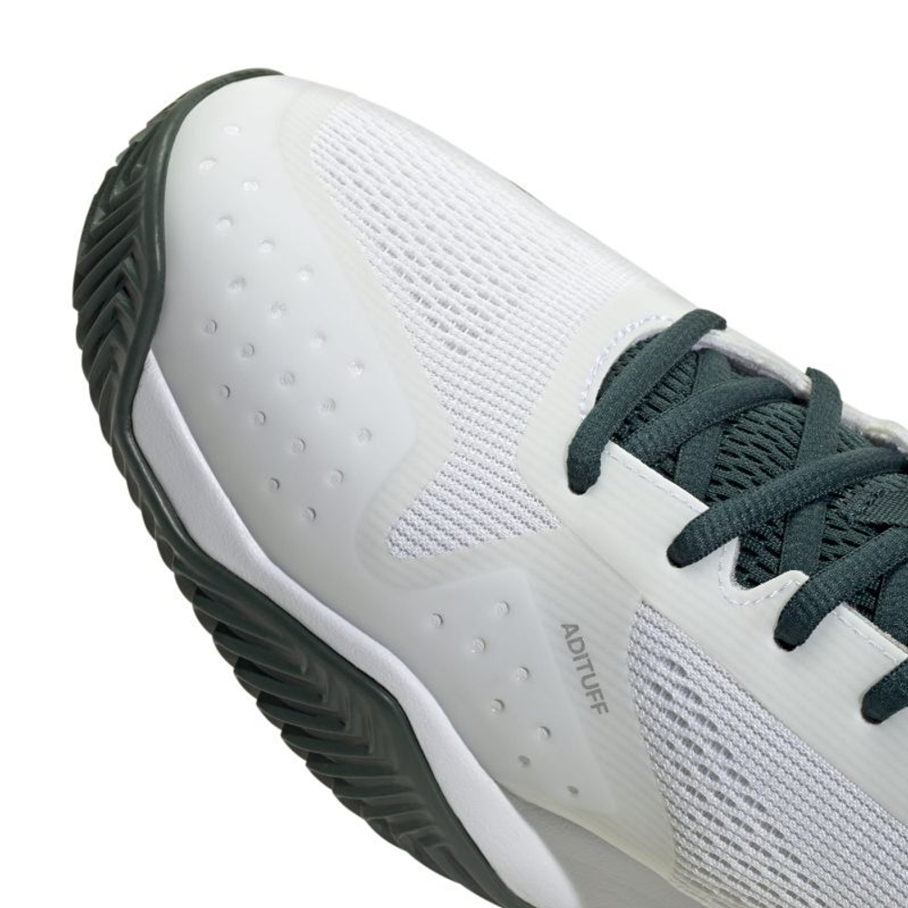 Мужские кроссовки теннисные Adidas Courtflash Speed 2 - cloud white/cloud white/core black