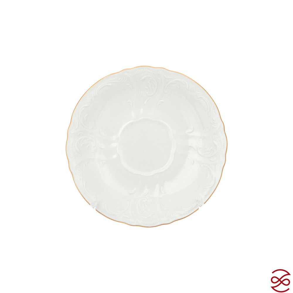 Чайный сервиз на 6 персон Bernadotte Белый узор 17 предметов