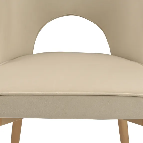 Стул evelyn, велюр, бежевый