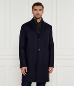 Шерстяное пальто Milogan2441 HUGO - темно-синий(50528836)