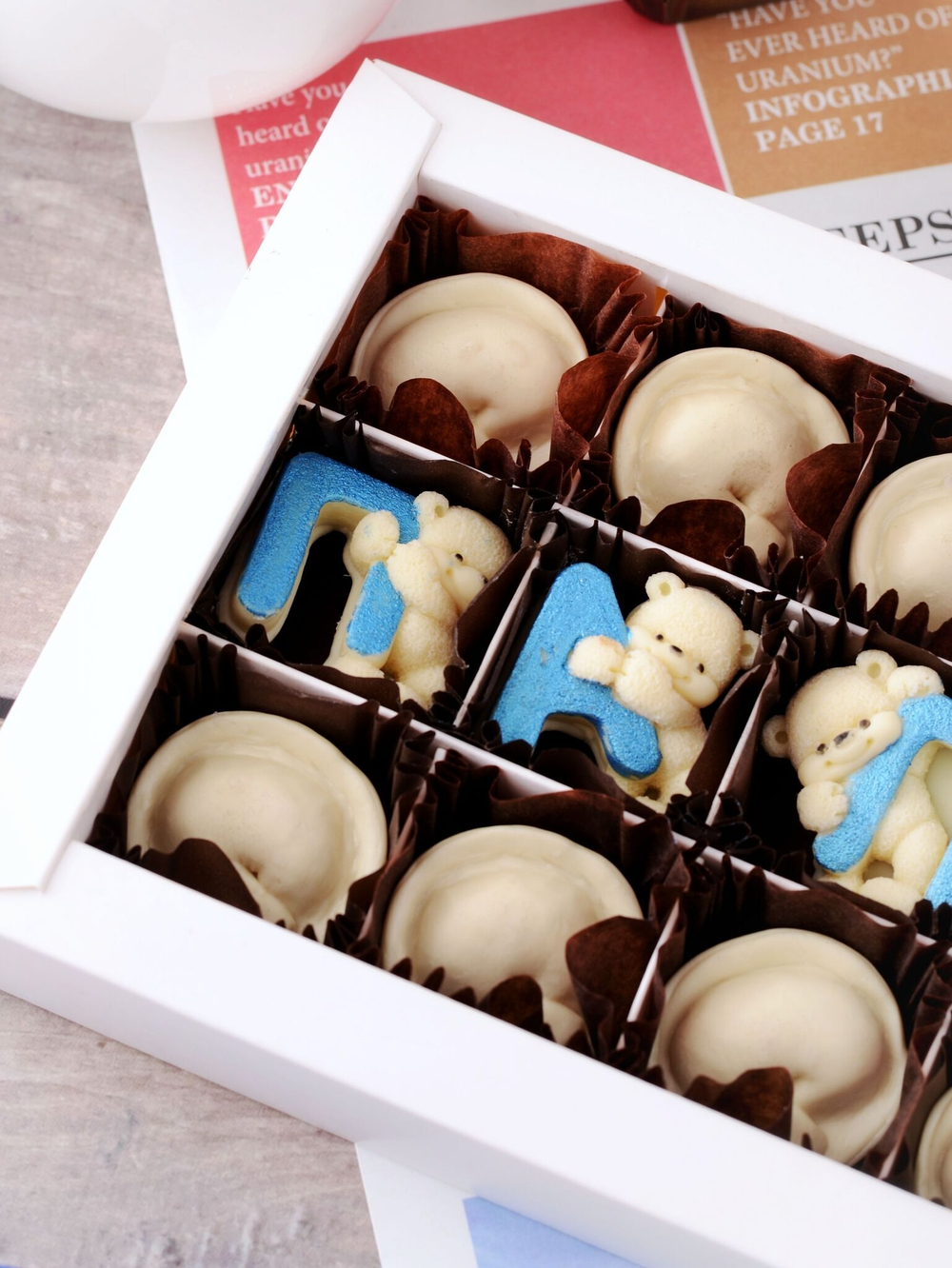 Набор конфет "Пельмени" папе #2 / Шоколад ручной работы