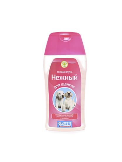 АВЗ Зоошампунь Нежный для щенков гипоаллергенный, с хитозаном и алоэ вера 180 мл