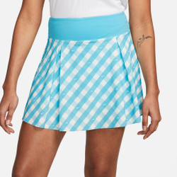 Женская теннисная юбка Nike Dri-Fit Club Regular Printed Skirt Women - Light Blue, White
