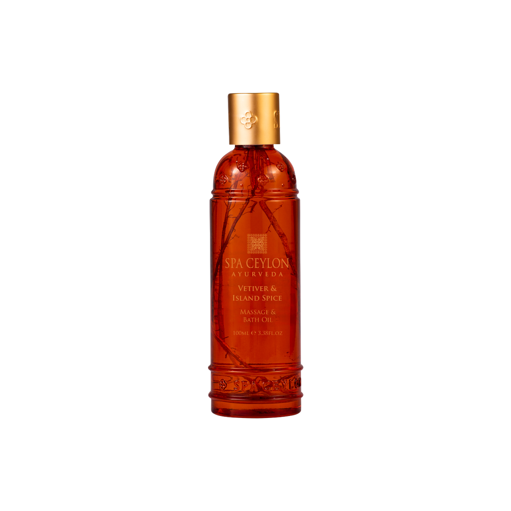 Масло для ванны и массажа "ВЕТИВЕР И ПРЯНОСТИ" (100мл)