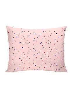 Постельное белье перкаль Сказка "Сердечки" 1,5-сп Наволочка 50х70 см 1 шт Простынь 150x215 см Пододеяльник 145x215 см