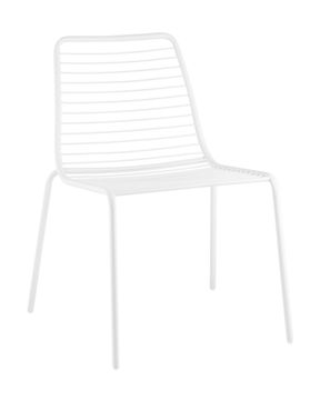 Стул Дели металл белый