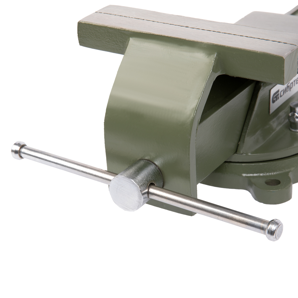 Тиски слесарные, 150 мм, стальные, поворотные Сибртех