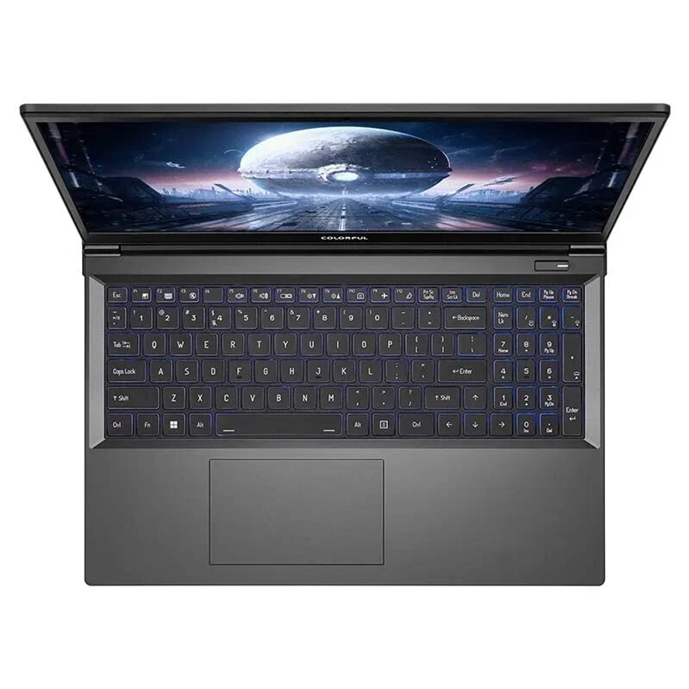 Игровой ноутбук Colorful P15 15.6 Intel Core i7-13650HX 14 ядер Nvidia GeForce RTX 4070 Mobile 16 GB DDR5 1024 GB SSD M.2 IPS 165Hz Серый Windows 11 /Русская клавиатура
