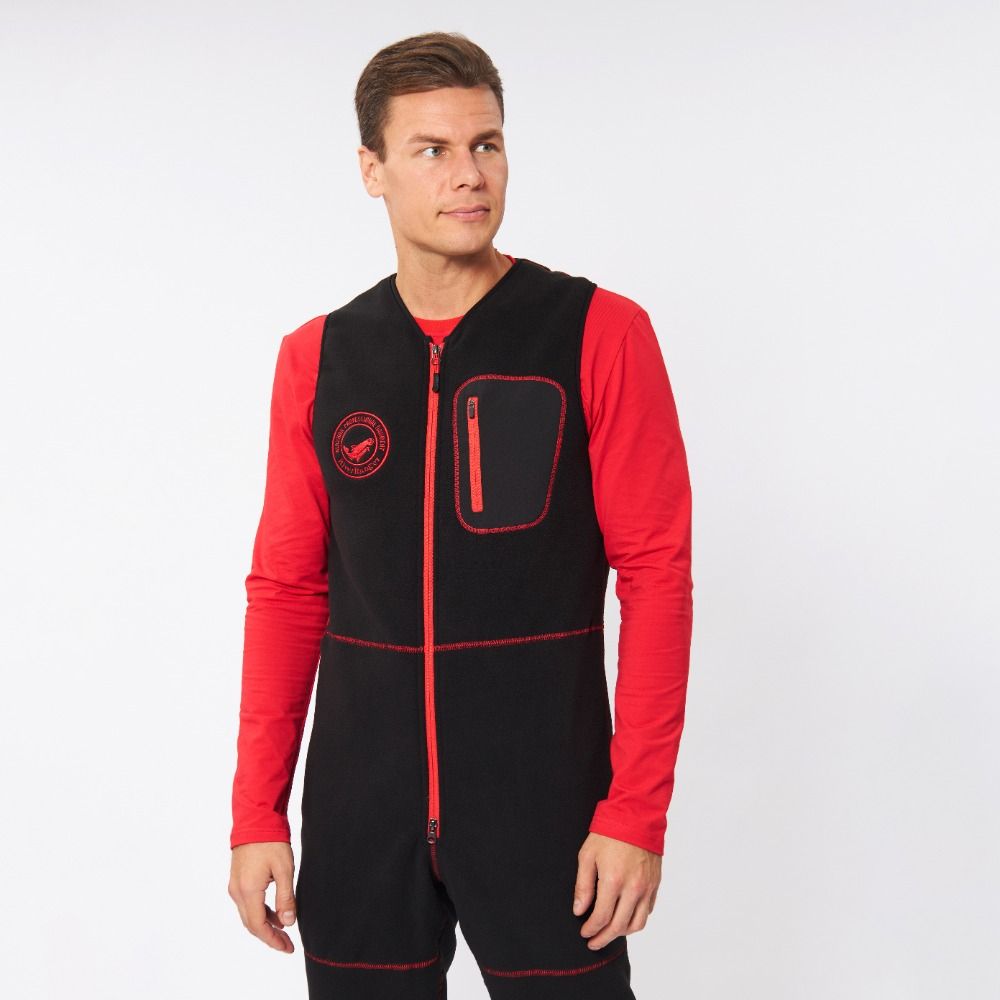 Флисовый комб.Alaskan River Ranger Bib черн. р-р XXXL