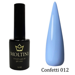 Гель-лак Moltini Confetti 012, 12 ml