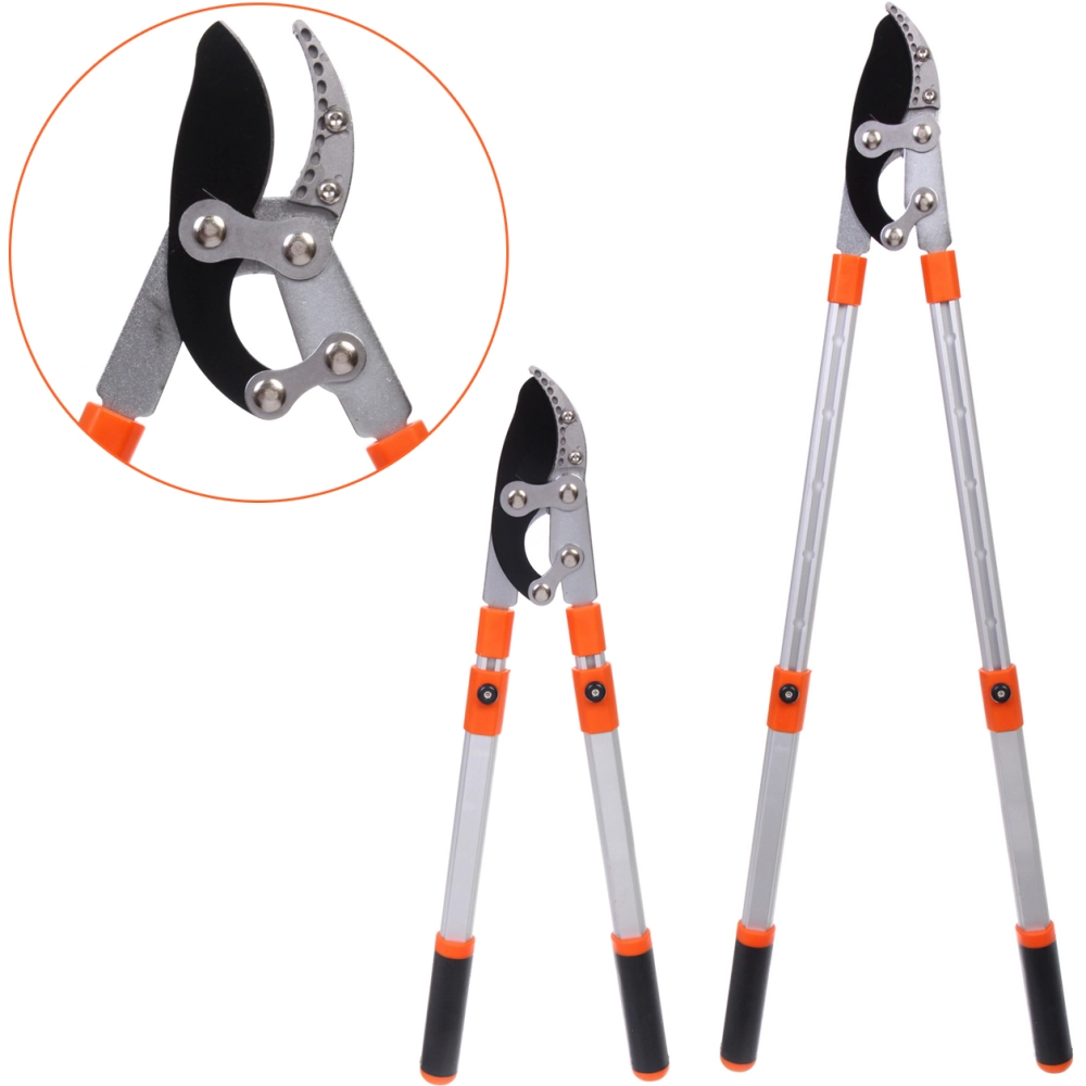 Сучкорез контактный «PROFI» 67-103см со ступенчатым мех. алюминиевыми телескоп. ручками GH67103-5