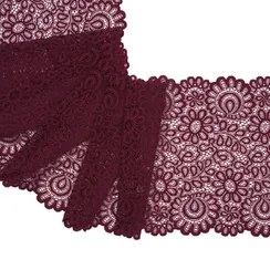 Кружево эластичное слива 20 см, Китай