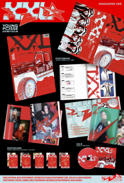 Альбом YOUNG POSSE - XXL 2nd EP Album MAGAZINE Version