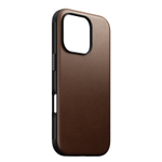 Чехол Nomad Modern Leather case, iPhone 16 Pro - brown