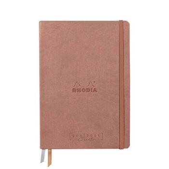 Записная книжка Rhodiarama Goalbook Creation в твердой обложке A5 нелинованная 200 гр Rosewood розовое дерево (194154C)