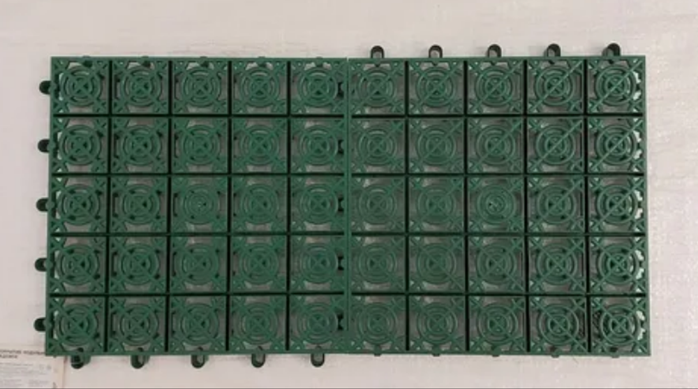 Садовое покрытие 25х25 см Зеленое