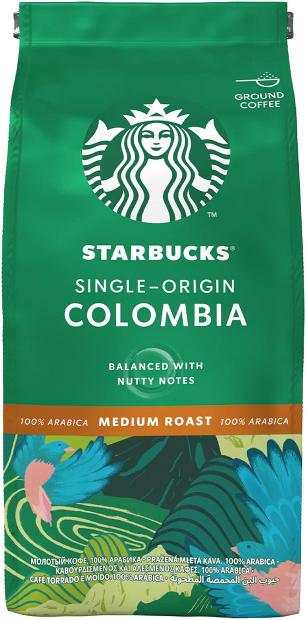Starbucks Single-Origin Colombia — молотый кофе, 200 г - STARBUCKS