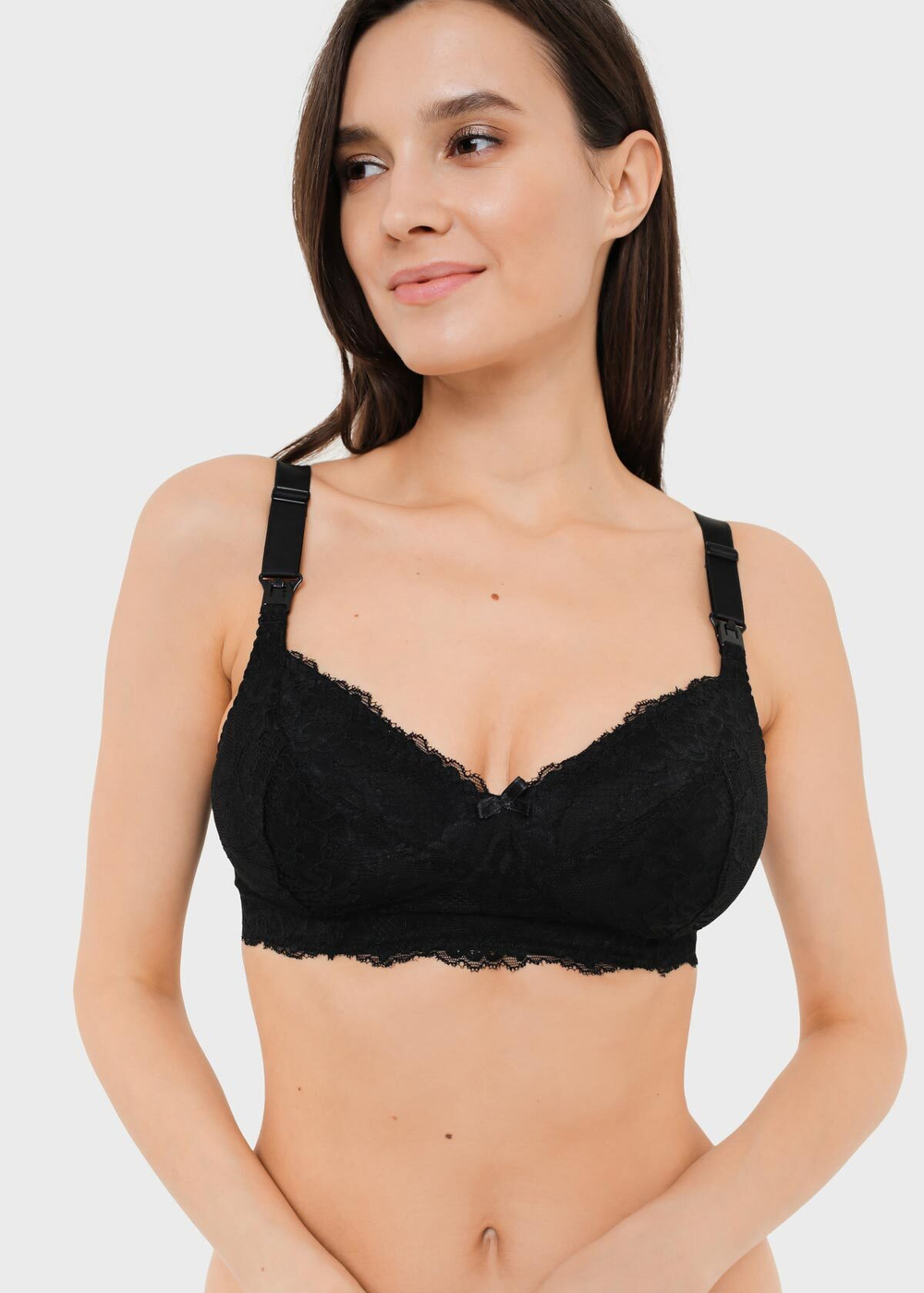 Бюстгальтер для кормления "Меган" черный