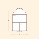 Детский чехол с карманами 80х50. Котик