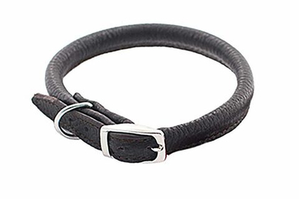 ZOOM Ошейник кожаный круглый Cord 10 мм, 46-52 мм