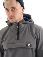 Анорак софтшелл город горький серый