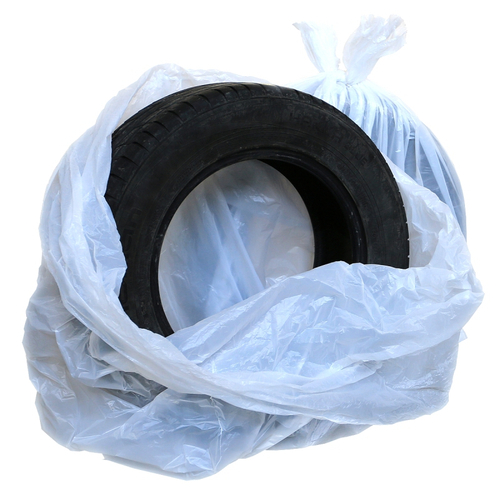 АвтоПак Мешки для Колес ПНД, 1000х(700+300)мм, 13мкм, (рулон 100 шт.)