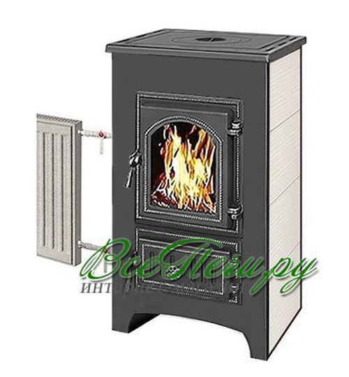 ВЕЗУВИЙ ПК-01 (270) с плитой и т/о беж. 9 кВт