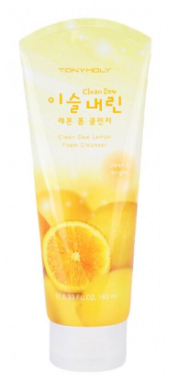 Пенка для лица Tony Moly Clean Dew Seed Foam Cleanser Lemon (Лимон) 180 мл.