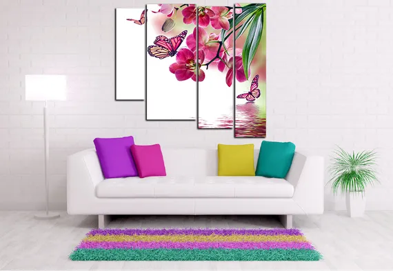 Модульная картина "Дикая Орхидея"