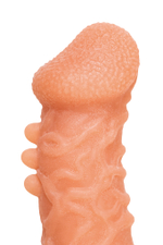 Насадка Kokos с дополнительной стимуляцией телесная 17,6 см