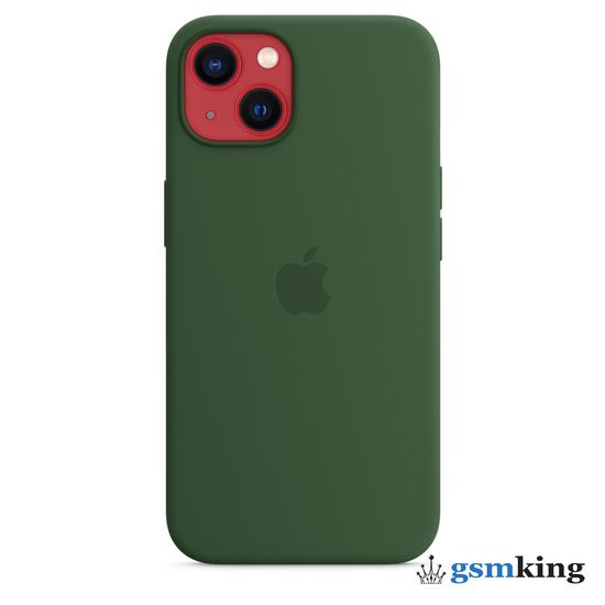 Apple Silicone Case with MagSafe iPhone 13 Clover «Зелёный клевер» MM263ZE/A