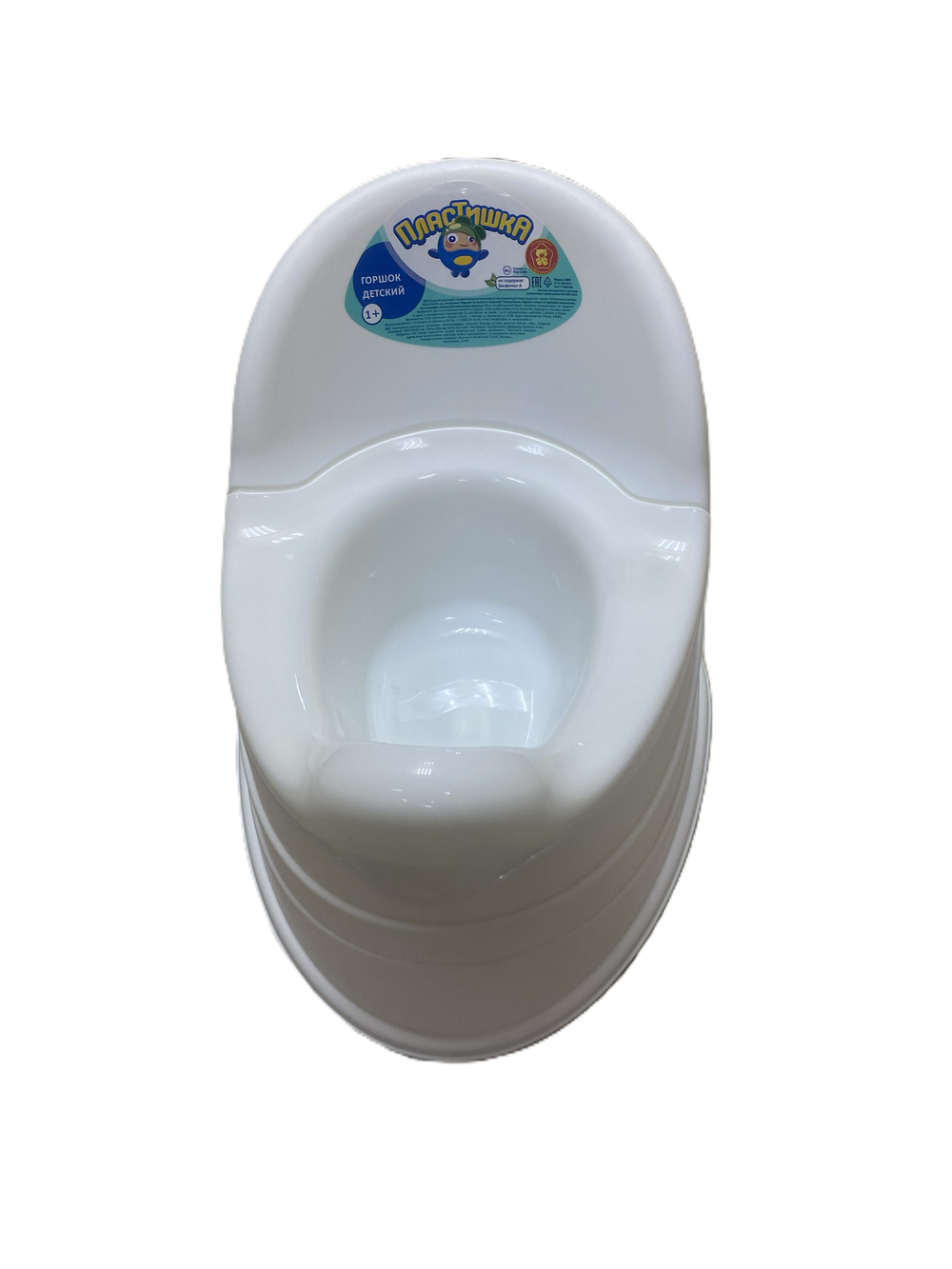Горшок детский со вставкой "Пластишка", цвета в ассортименте