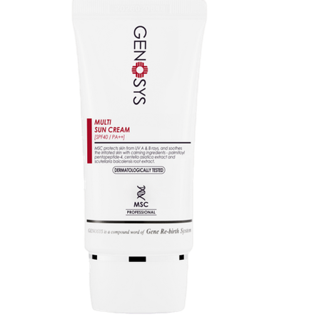 GENOSYS MULTI SUN CREAM SPF 40+ PA++ Солнцезащитный мультифункциональный крем 40 мл