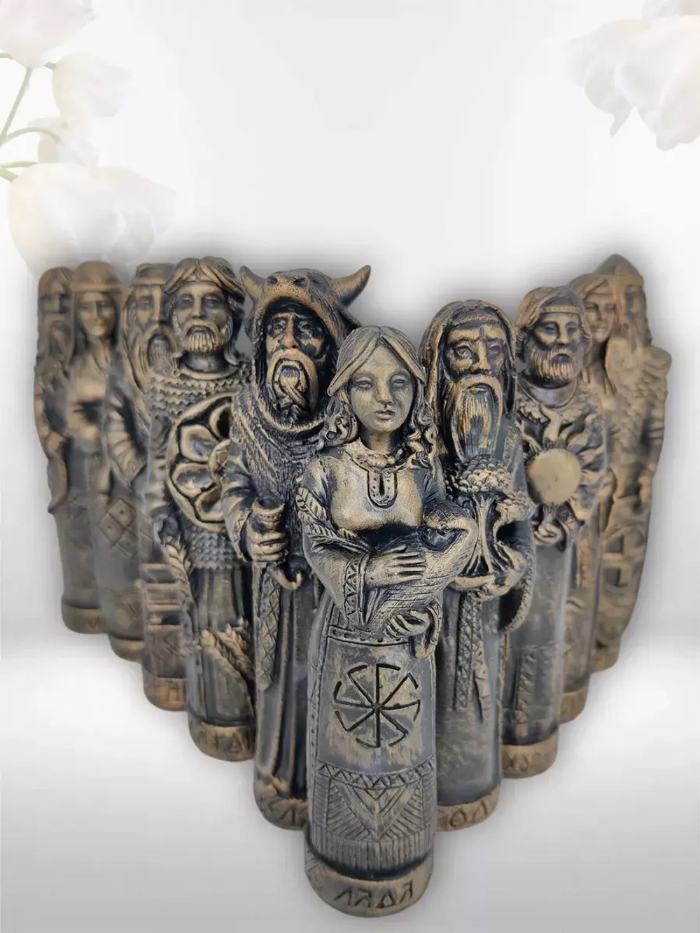 Коллекционная алтарная фигурка статуэтка Бог Перун оберег