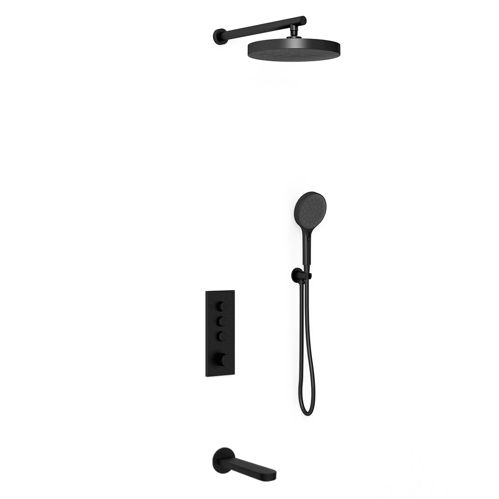 Душевой комплект Vincea Inspire VSFW-433TI5MB встраиваемый, черный