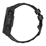 Спортивные часы Garmin tactix 8, 51 мм, Solar, чёрный нейлоновый ремешок, чёрный силиконовый ремешок Безель из титана, дисплей Solar со стеклом Power Sapphire. Силиконовый ремешок и нейлоновый ремешок с классическими застёжками — на запястье обхватом 127–