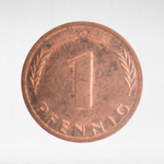 Germany, 1 Pfennig, 1983, (Karlsruhe Mint - "G"), VF